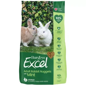 Burgess Excel Tasty Nuggets with Mint Adult Rabbit Food