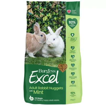 Burgess Excel Tasty Nuggets with Mint Adult Rabbit Food