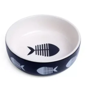 Petface Big Fish Ceramic Cat Drink Bowl