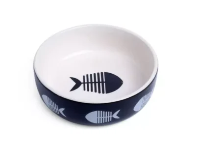 Petface Big Fish Ceramic Cat Drink Bowl